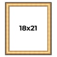 thumbnail image 1 of 18x21 Frame Gold Plein Aire Solid Wood Picture Frame Width 2 Inches | Interior Frame Depth 0.5, 1 of 8