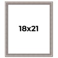 thumbnail image 1 of 18x21 Frame Grey Real Wood Picture Frame Width 1.25 inches | Interior Frame Depth 0.5 inches | Hans, 1 of 8