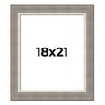 thumbnail image 1 of 18x21 Frame Grey Real Wood Picture Frame Width 2.75 Inches | Interior Frame Depth 0.5 Inches |, 1 of 8