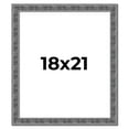 thumbnail image 1 of 18x21 Frame Silver Black Rustic Sonoma Solid Wood Picture Frame | 1.5 Inch Moulding Width |, 1 of 8