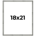 thumbnail image 1 of 18x21 Frame Silver Grey Distressed Solid Wood Picture Frame | 0.75 Inch Moulding Width | Interior, 1 of 8