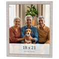 thumbnail image 1 of 18x21 Frame White Real Wood Picture Frame Width 0.75 inches | Interior Frame Depth 0.5 inches |, 1 of 8