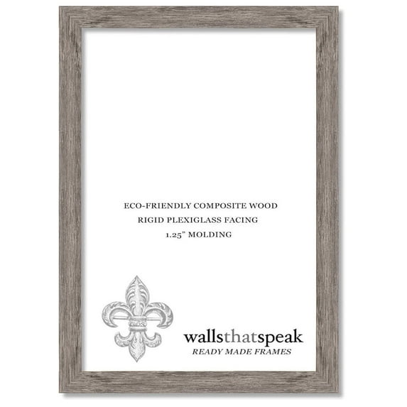 18x21 Gray Barnwood Picture Frame for Puzzles Posters Photos or Artwork