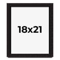 thumbnail image 1 of 18x21 Shadow Box Black Solid Wood Display Picture Frame | 1 Inch Rabbet Depth | | 1.375 Inch, 1 of 4