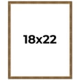 thumbnail image 1 of 18x22 Frame Gold Picture Frame - Complete Modern Photo Frame Includes UV Acrylic Shatter Guard, 1 of 8
