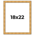thumbnail image 1 of 18x22 Frame Gold Rustic Solid Wood Picture Frame | 1.25 Inch Wide Moulding | Rustique Gold, 1 of 8