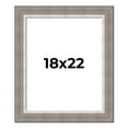 thumbnail image 1 of 18x22 Frame Grey Real Wood Picture Frame Width 2.75 Inches | Interior Frame Depth 0.5 Inches |, 1 of 8