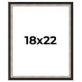 thumbnail image 1 of 18x22 Frame Silver Real Wood Picture Frame Width 1.25 Inches | Interior Frame Depth 0.75 Inches |, 1 of 8