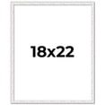 thumbnail image 1 of 18x22 Frame White Real Wood Picture Frame Width 0.75 inches | Interior Frame Depth 0.5 inches |, 1 of 8