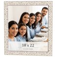 thumbnail image 1 of 18x22 Frame White Real Wood Picture Frame Width 1.5 inches | Interior Frame Depth 0.5 inches |, 1 of 8