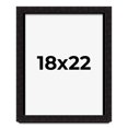 thumbnail image 1 of 18x22 Shadow Box Black Solid Wood Display Picture Frame | 1 Inch Rabbet Depth | | 1.375 Inch, 1 of 4