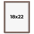thumbnail image 1 of 18x22 Shadow Box Frame Brown | 1.125 inches Deep Real Wood Rustic Shadowbox Display Frame | UV, 1 of 5