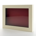 thumbnail image 1 of 18x22 Shadow Box Frame Light Real Wood with a Red Acid-Free Backing | 3/4" of Usuable Depth | UV, 1 of 7