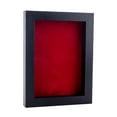 thumbnail image 1 of 18x22 Shadow Box Frame Textured Black Wood | With a 3/4" Usable Display Depth | Includes a Red Real, 1 of 6