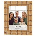 thumbnail image 1 of 18x23 Frame Beige Real Wood Picture Frame Width 3 inches | Interior Frame Depth 0.5 inches |, 1 of 8