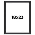 thumbnail image 1 of 18x23 Frame Black Real Wood Picture Frame Width 1.25 Inches | Interior Frame Depth 0.5 Inches |, 1 of 8