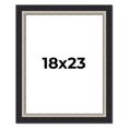 thumbnail image 1 of 18x23 Frame Black Real Wood Picture Frame Width 2.25 Inches | Interior Frame Depth 0.5 Inches |, 1 of 8