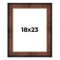 thumbnail image 1 of 18x23 Frame Brown Walnut Gold Ornate Trim Solid Wood Plein Air Picture Frame | 3 Inch Moulding, 1 of 8