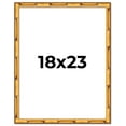 thumbnail image 1 of 18x23 Frame Gold Bamboo Solid Wood Picture Frame | 1 Inch Moulding Width | Interior Frame Depth, 1 of 8