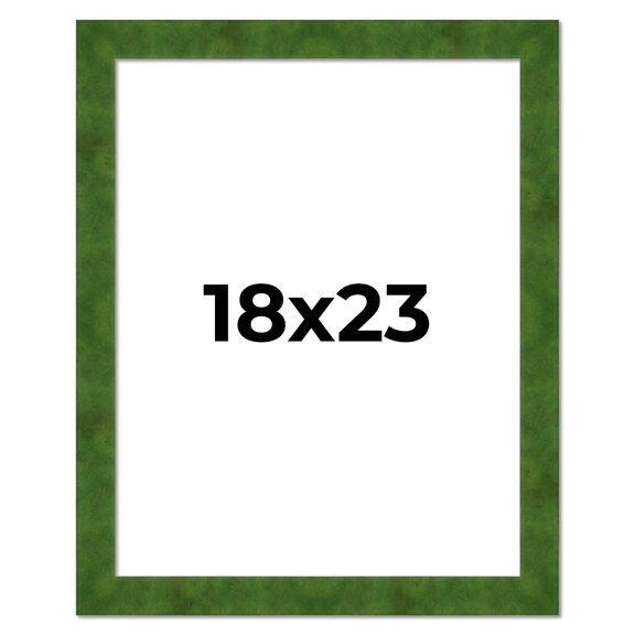 18x23 Frame Green Burl Solid Wood Picture Frame | 1.75 Inches Moulding Width | Interior Frame Depth