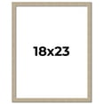thumbnail image 1 of 18x23 Frame Grey Solid Wood Picture Frame Width 1 Inches | Interior Frame Depth 0.5 Inches |, 1 of 8
