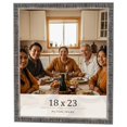 thumbnail image 1 of 18x23 Frame Silver Grey Distressed Solid Wood Picture Frame | 0.75 Inch Moulding Width | Interior, 1 of 8
