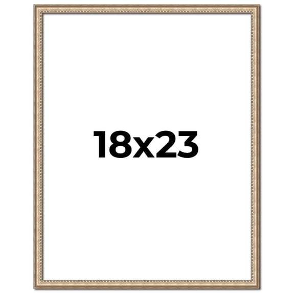 18x23 Frame Silver Real Wood Picture Frame Width 0.75 Inches | Interior Frame Depth 0.5 Inches |