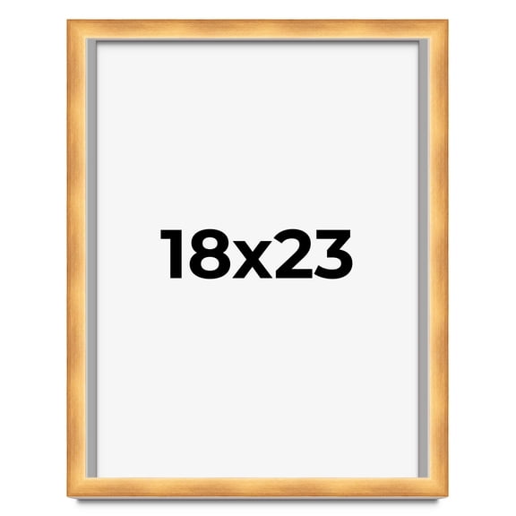 18x23 Shadow Box Bronze Cross-Brushed Display Frame | 1.625 Inches Deep Solid Wood | UV Resistant