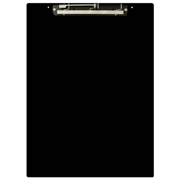 18x24 Clipboard Acrylic Panel Featuring an 11" Hinge Clip Black