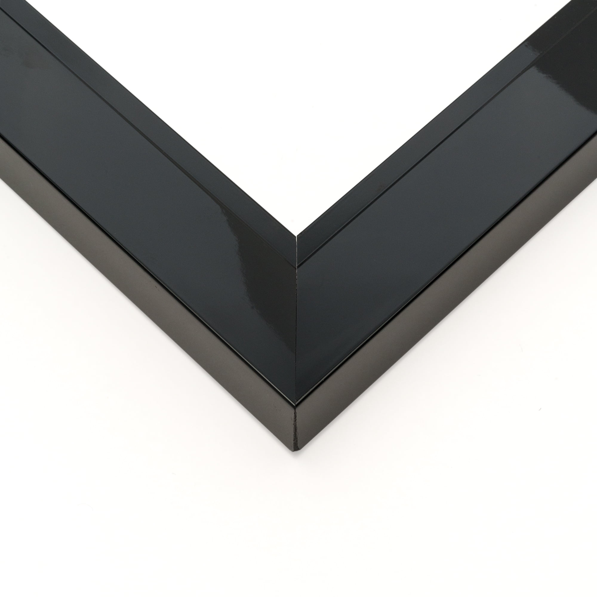 18x24 Frame Black Solid Wood Picture Frame Width 1.625 Inches | Interior Frame Depth 0.6875 Inches