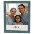 thumbnail image 1 of 18x24 Frame Blue Rustic Barnwood Solid Wood Picture Frame Width 1.25 Inches | Interior Depth 0.5, 1 of 8