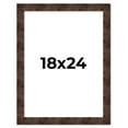thumbnail image 1 of 18x24 Frame Brown Burl Real Wood Picture Frame Width 1.625 Inches | Interior Frame Depth 0.5 Inches, 1 of 8