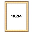 thumbnail image 1 of 18x24 Frame Gold Plein Aire Solid Wood Picture Frame Width 2 Inches | Interior Frame Depth 0.5, 1 of 8