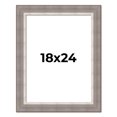 thumbnail image 1 of 18x24 Frame Grey Real Wood Picture Frame Width 2.75 Inches | Interior Frame Depth 0.5 Inches |, 1 of 8