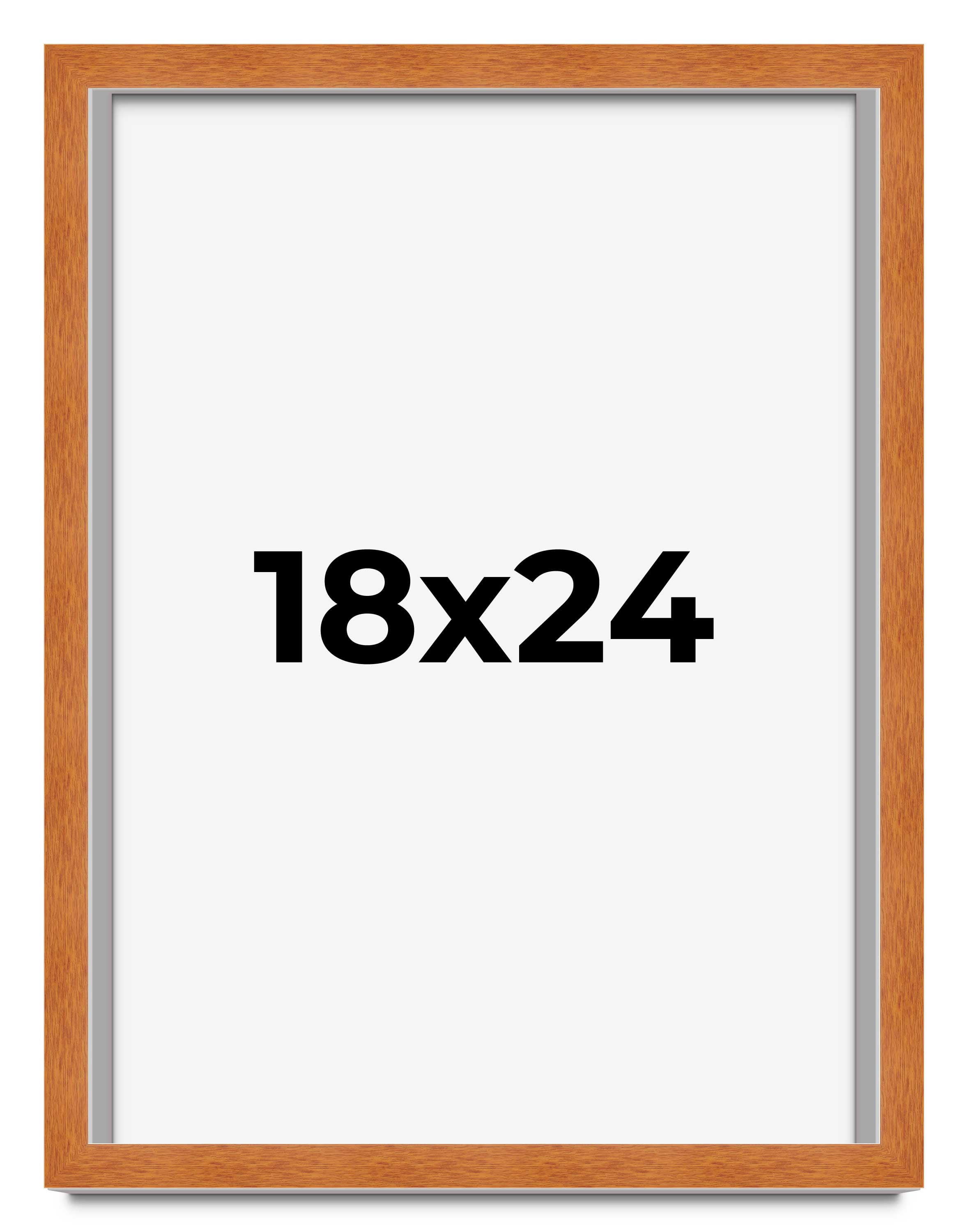 18x24 Frame Honey Pecan Brown Picture Frame - Modern Photo Frame ...
