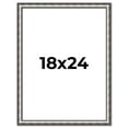 thumbnail image 1 of 18x24 Frame Silver Real Wood Picture Frame Width 1.125 Inches | Interior Frame Depth 0.5 Inches |, 1 of 8