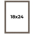 thumbnail image 1 of 18x24 Frame Silver Real Wood Picture Frame Width 1.25 Inches | Interior Frame Depth 0.5 Inches |, 1 of 8