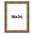 thumbnail image 1 of 18x24 Frame Vintage Gold Solid Wood Picture Frame | 2.5 Inch Moulding Width | Ornate Bronze Museo, 1 of 8