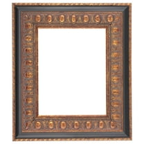 Imperial Frames Canterbury Collection 18x24" Antique Copper & Black Baroque Wood Frame, Hand-Finished, Museum-Quality Open Back Frame for 3/4" Canvas & Panels