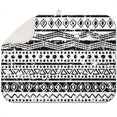 thumbnail image 1 of 18x24 Inch boho kitchen dish drying mat crafted from quick-dry microfiber, washable, decorative, and multi-use, 1 of 5