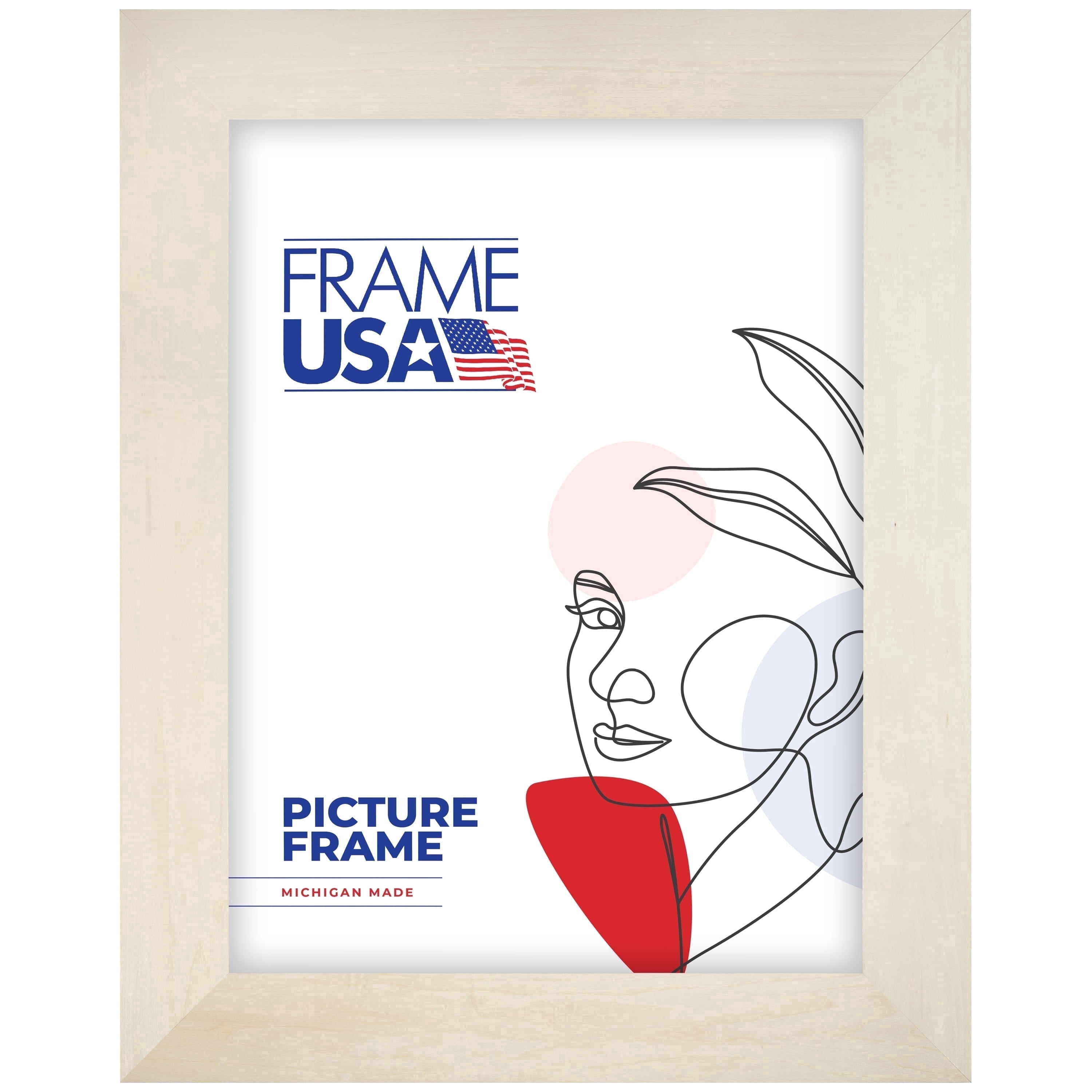 18x24 Picture Frame – Beige Decorate It Style 102-125-30000, 3 Inch Wood Moulding, Includes Plexiglass and Backing –&nbsp;Wall Display Frame for Art, Posters, or Photos – Frame USA