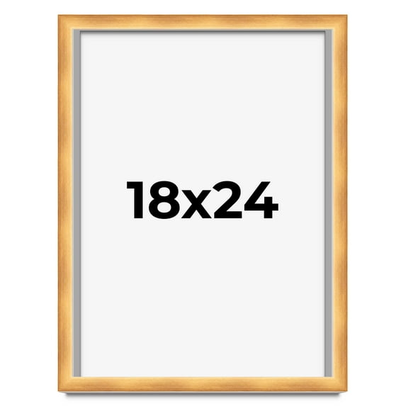 18x24 Shadow Box Bronze Cross-Brushed Display Frame | 1.625 Inches Deep Solid Wood | UV Resistant