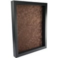 thumbnail image 1 of 18x24 Shadow Box Frame In Black With A 1 3/4" Usable Depth Includes Brown Suede Acid-Free Backing,, 1 of 6