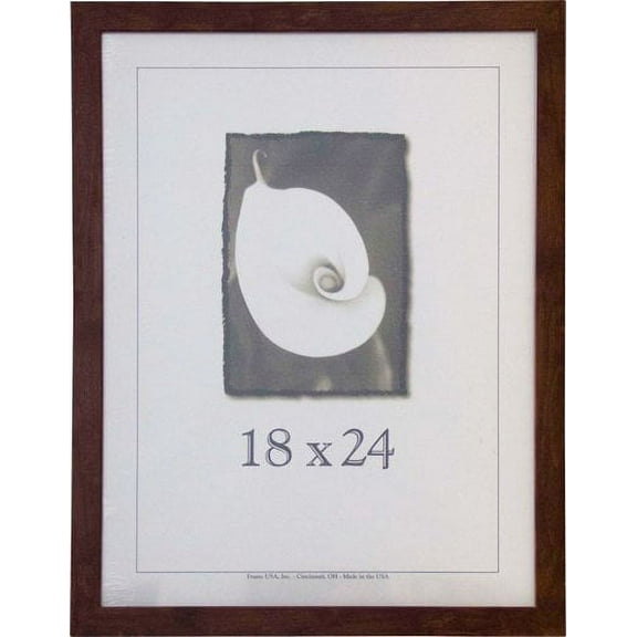 18x24 Wood Picture Frame (Canadian Walnut) - Made in the USA
