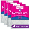 thumbnail image 1 of 18x24x1 (17_1/2x23_1/2) Nordic Pure Tru Mini Pleat MERV 8 Air Filters 4 Pack, 1 of 7