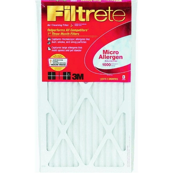 18x24x1, Filtrete Air Filter, MERV 3, by 3m