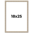 thumbnail image 1 of 18x25 Frame Grey Solid Wood Picture Frame Width 1 Inches | Interior Frame Depth 0.5 Inches |, 1 of 8