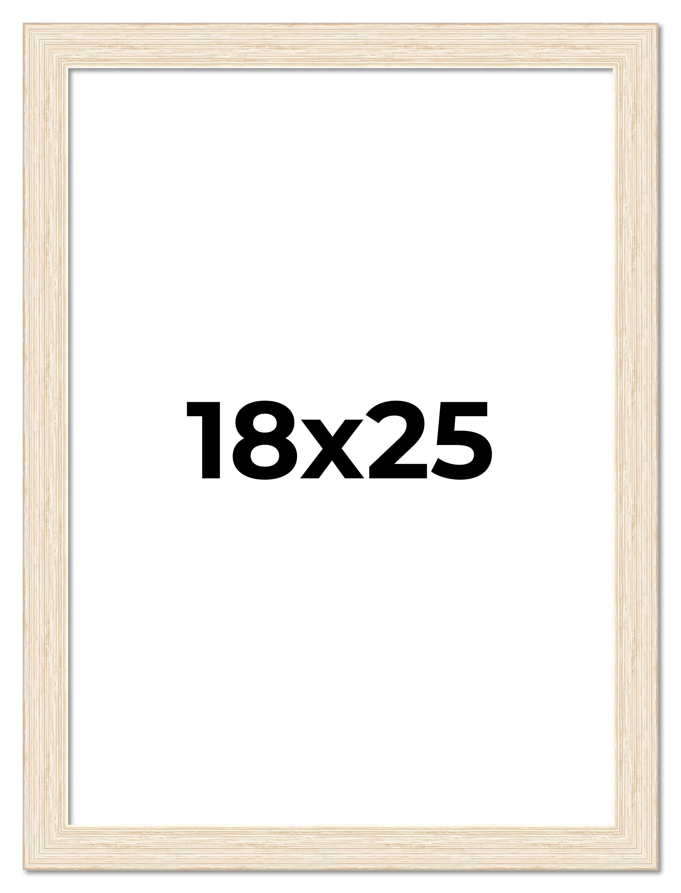 18x25 Frame White Barnwood Picture Frame - Modern Photo Frame Includes ...