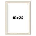 thumbnail image 1 of 18x25 Frame White Real Wood Picture Frame Width 1.75 inches | Interior Frame Depth 0.5 inches |, 1 of 8