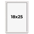 thumbnail image 1 of 18x25 Shadow Box Silver Brushed Striped Display Frame | 1.625 Inches Deep | 1 Inch Moulding Width |, 1 of 8